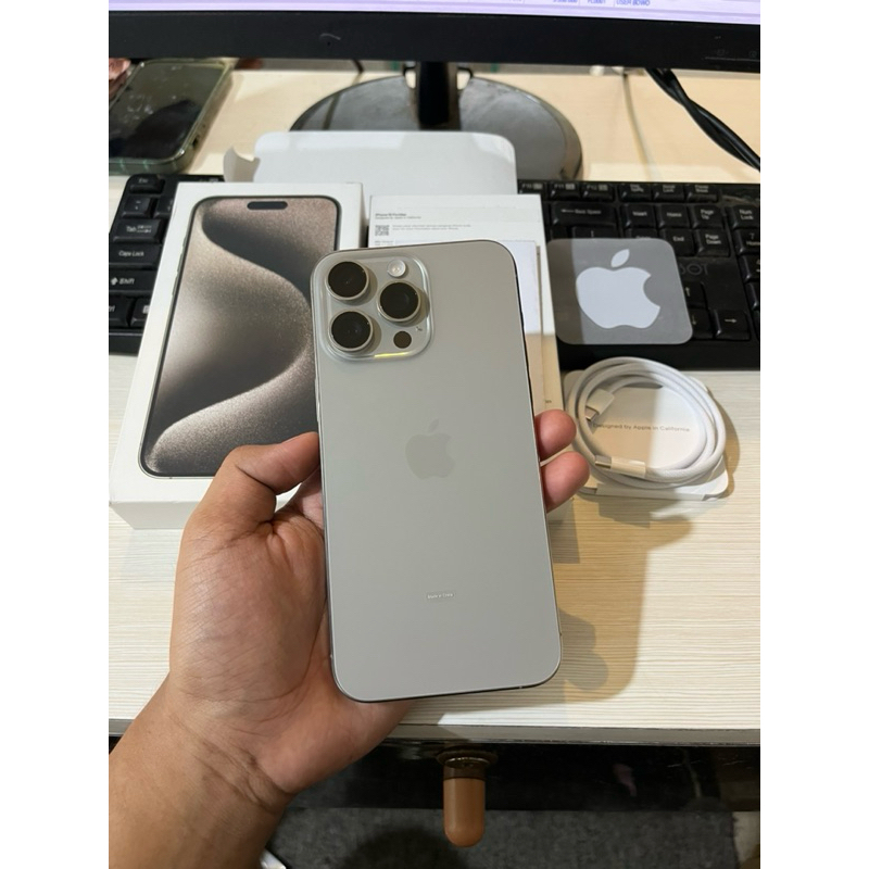 iphone 15 pro max 256gb ibox second resmi