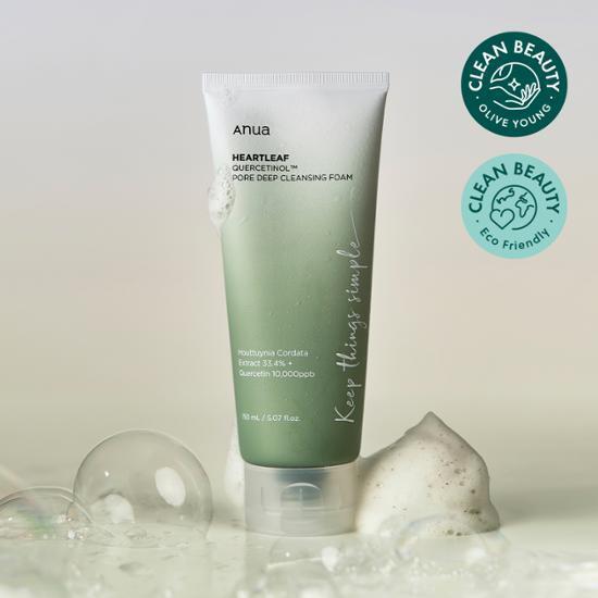ANUA Heartleaf Quercetinol Pore Deep Cleansing Foam 150ml | ANUA