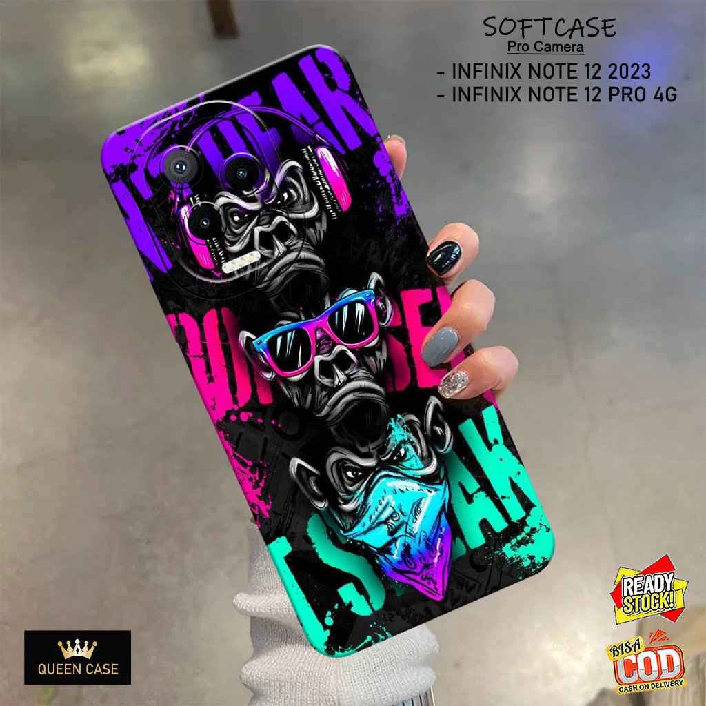 Case Hp INFINIX NOTE 12 2023 , INFINIX NOTE 12 PRO 4G Terbaru - Fashion Case GRAFFITI - Casing Hp IN