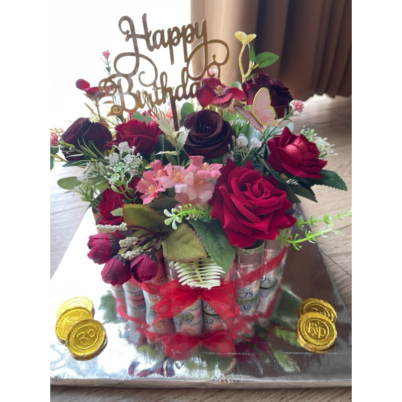 money cake tingkat murah semarang kue ulang tahun dummy cake money cake lettering money tower tarik 