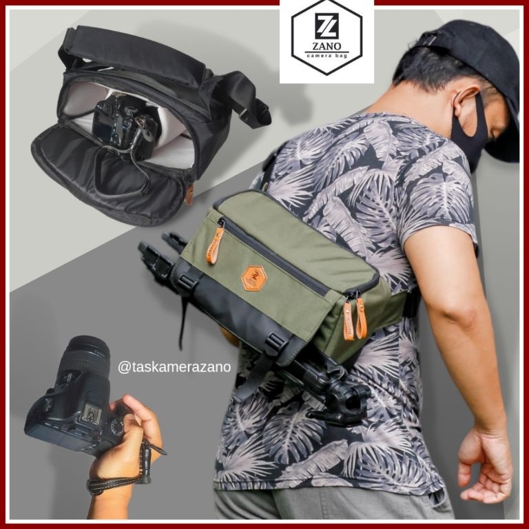 Tas kamera dslr mirorrless waistbag zano w1 ART Y9P6