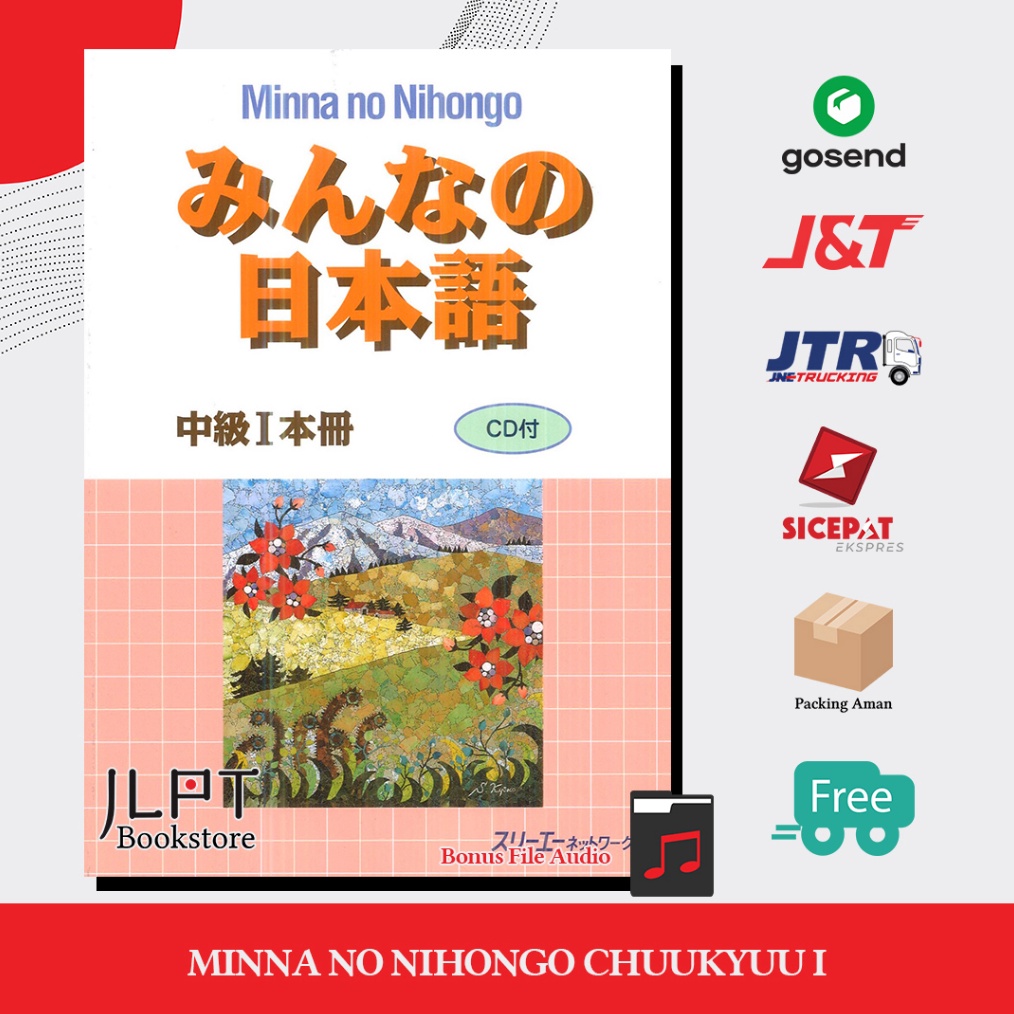 Buku Bahasa Jepang Minna no Nihongo Chuukyuu I Bonus KUNCI JAWABAN  TERJEMAHAN ART G4J9