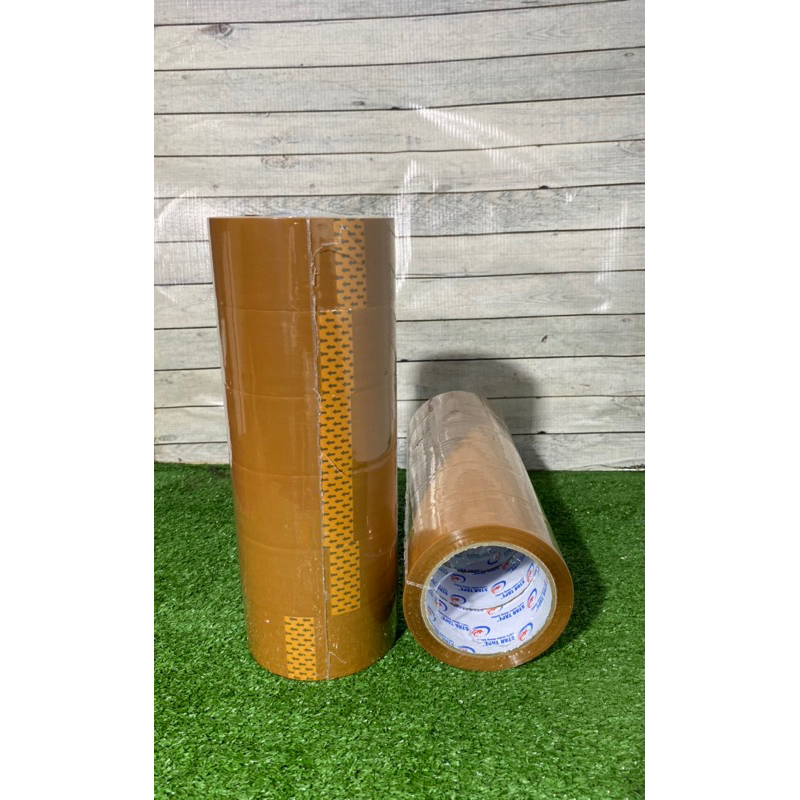 

LAKBAN COKLAT DAN BENING 6 PCS UKURAN 45MM X 100 YARD / LAKBAN BENING / LAKBAN COKLAT