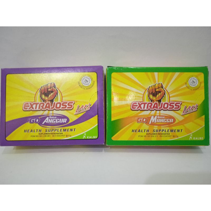 

Extra Joss rasa Anggur 1 pack (isi 6 sachet) ED Juni 2027