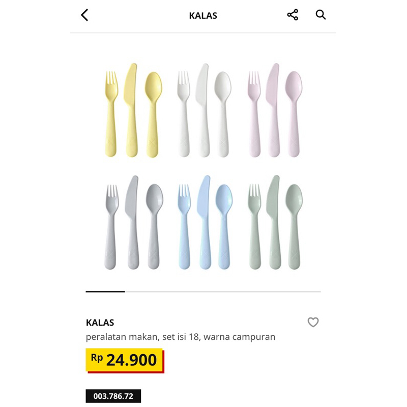 set sendok garpu pisau | piring | mangkok kecil |ikea
