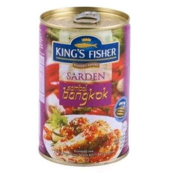 

sarden king fisher sambal bangkok 155 425 gram