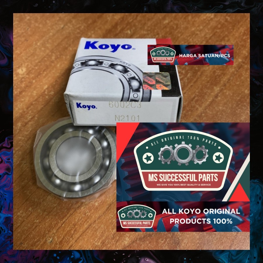 BEARING 6002 C3 KOYO ORIGINAL 6002C3