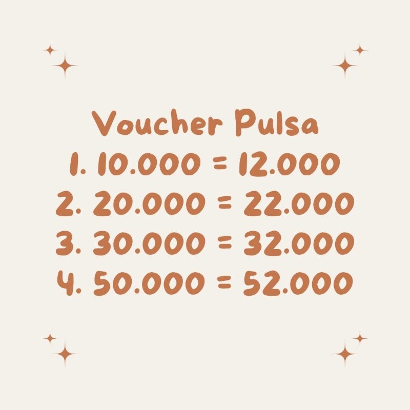 Voucher Pulsa