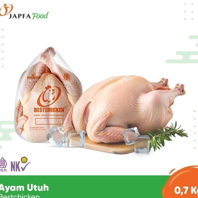 

99 BRANDS FESTIVAL Bestchicken Ayam Karkas Broiler Ayam Utuh Japfa Food 7 gram 7 kg