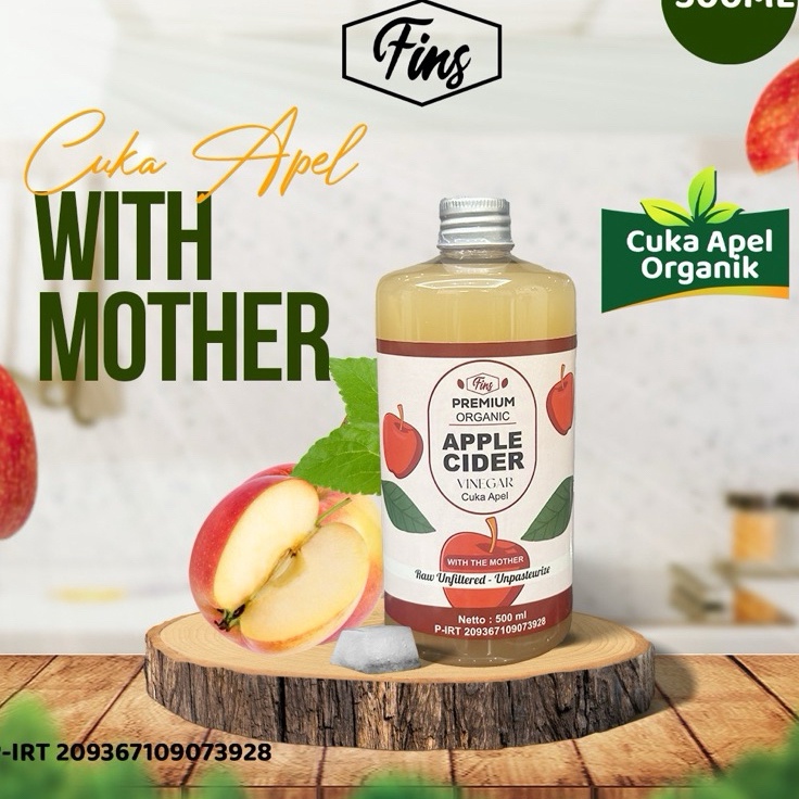 

Dijamin Ori Cuka Apel 5ml Apple Cider Vinegar Premium Cuka Apel Organik With The Mother Untuk Diet