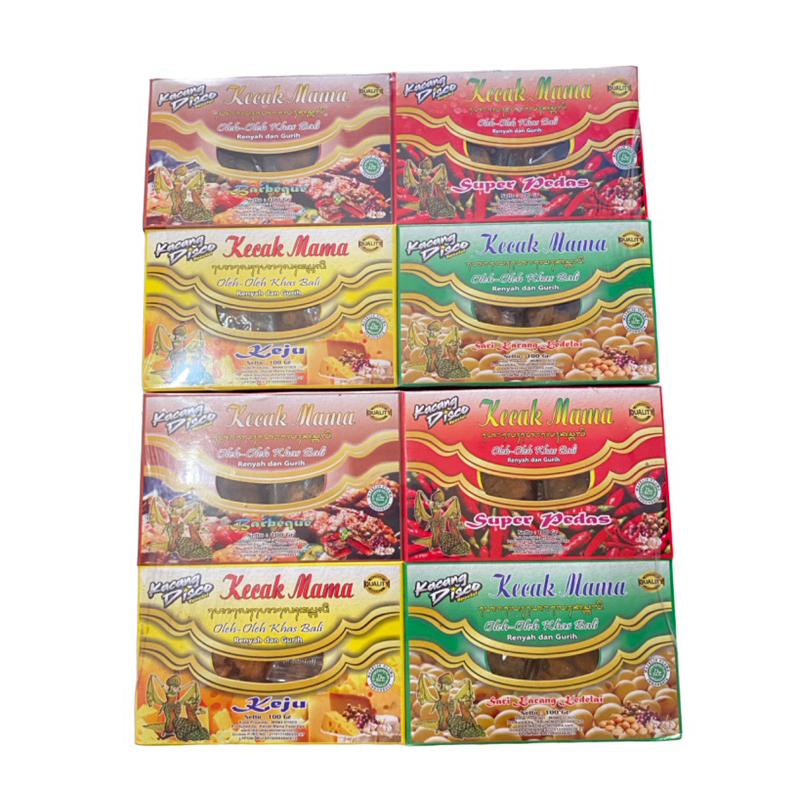 

Kacang Disco Kecak Mama paket Isi 4 Box