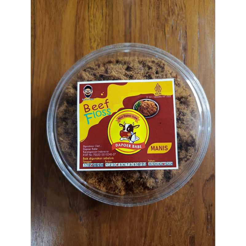 

Abon Sapi manis.Toples.130gr