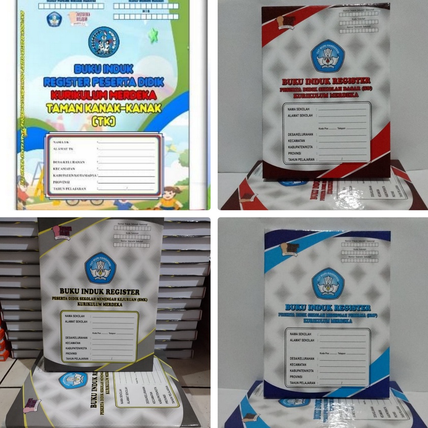 

BUKU INDUK SD SMP SMA SMK PAUD DAN KELENGKAPAN ADMINISTRASI SEKOLAH KURIKULUM MERDEKA ART L7R7