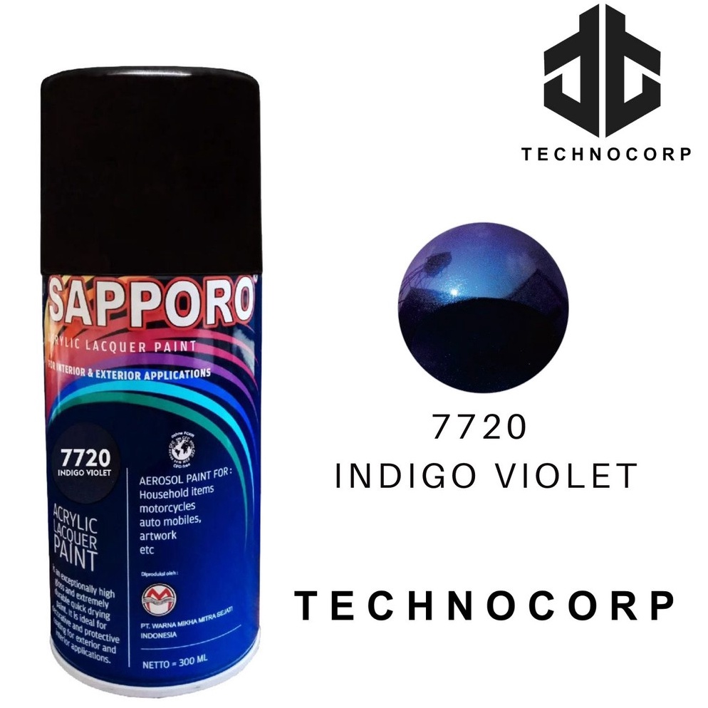 

Cat Semprot SAPPORO 772 BUNGLON INDIGO VIOLET BUNGLON BIRU VIOLET ART B2U1