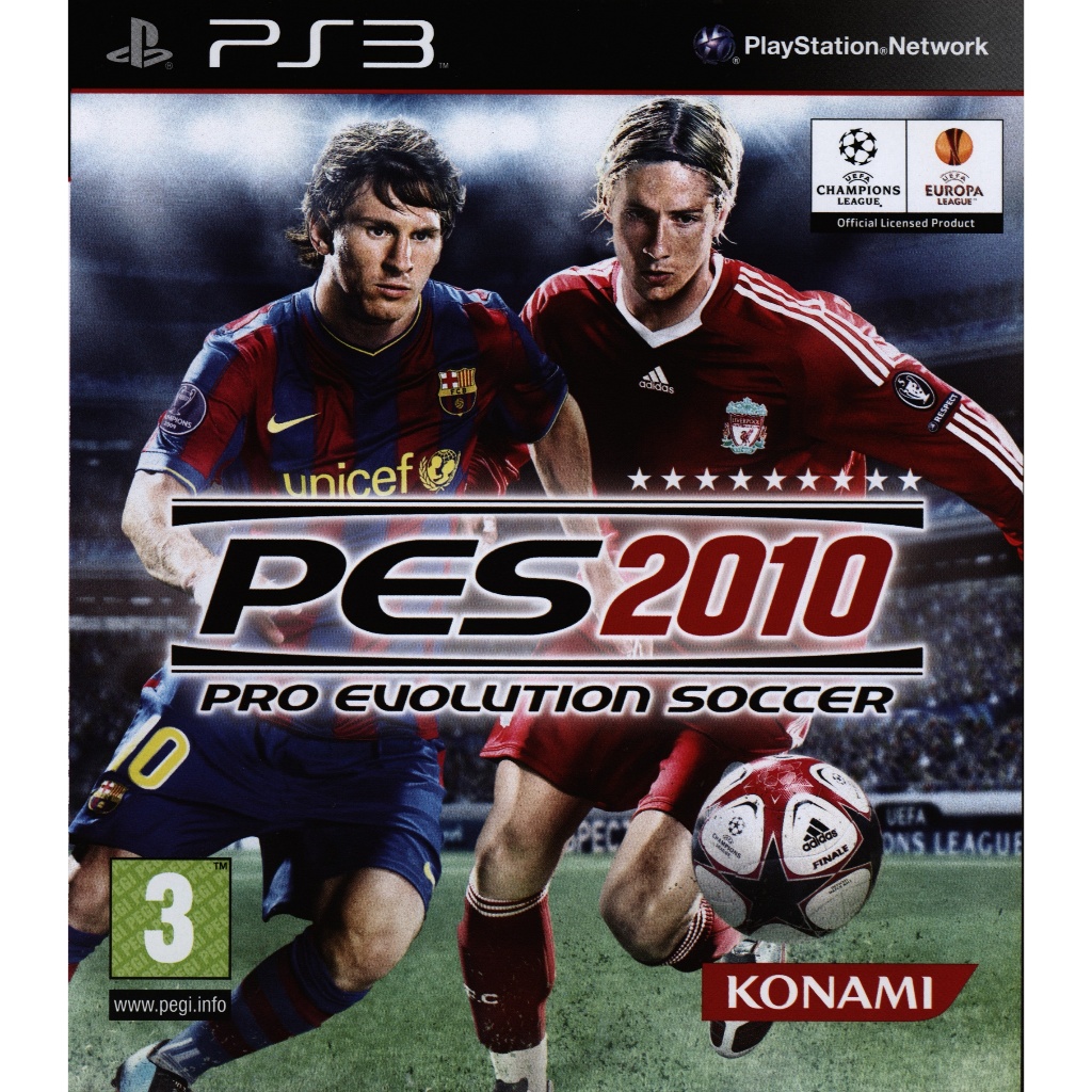 DVD Kaset Game PS3 PKG Multiman HEN Pro Evolution Soccer PES 2010