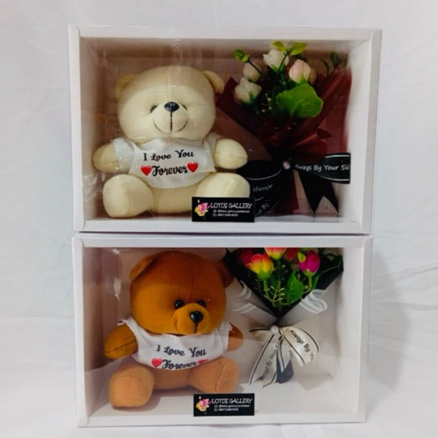 

EXCLUSIVE GIFT BOX BEAR & MINI BUKET PONTIANAK - KADO PONTIANAK