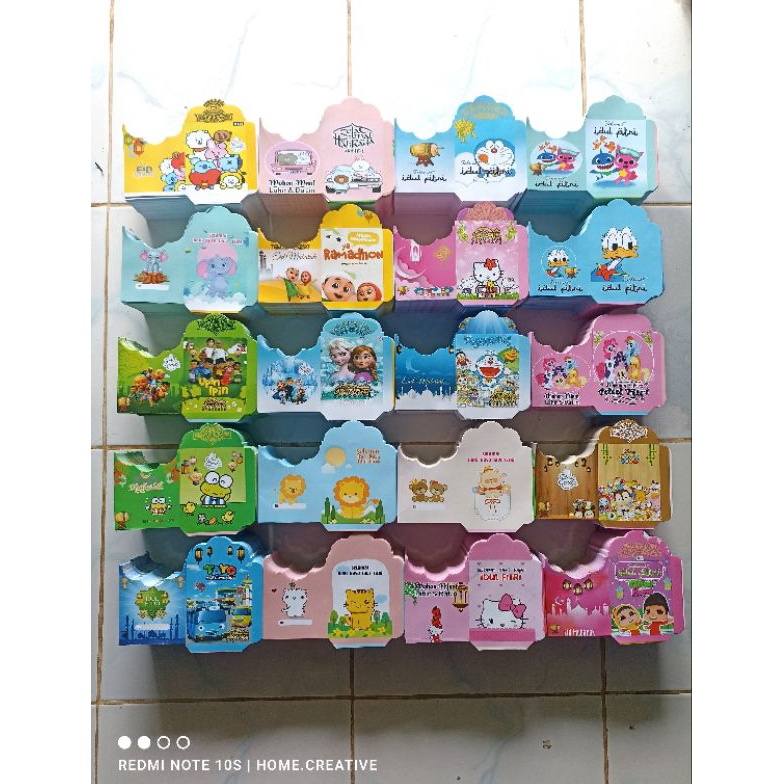 

1 LEMBAR Amplop Lebaran 224 Uk SEDANG A free plastik ART F5N4