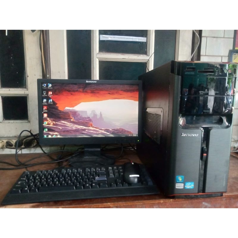 Komputer 1 set LCD 19 DELL / 16 inci PC DELL CPU i3 ram 8 Gb siap pakai murah meriah bergaransi 1 bu