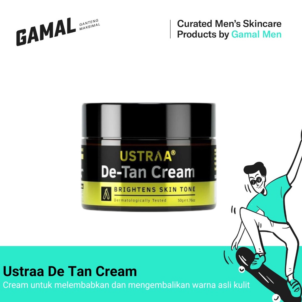 Dijamin Terbaik  DeTan Face Cream Ustraa 5gr  Mencerahkan Wajah dan Mengembalikan Warna Asli Kulit