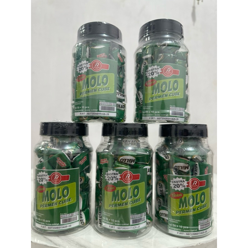

❤️SHANUMJBG❤️ PERMEN VIRAL MILO MOLO OBRAL ISI 60PCS
