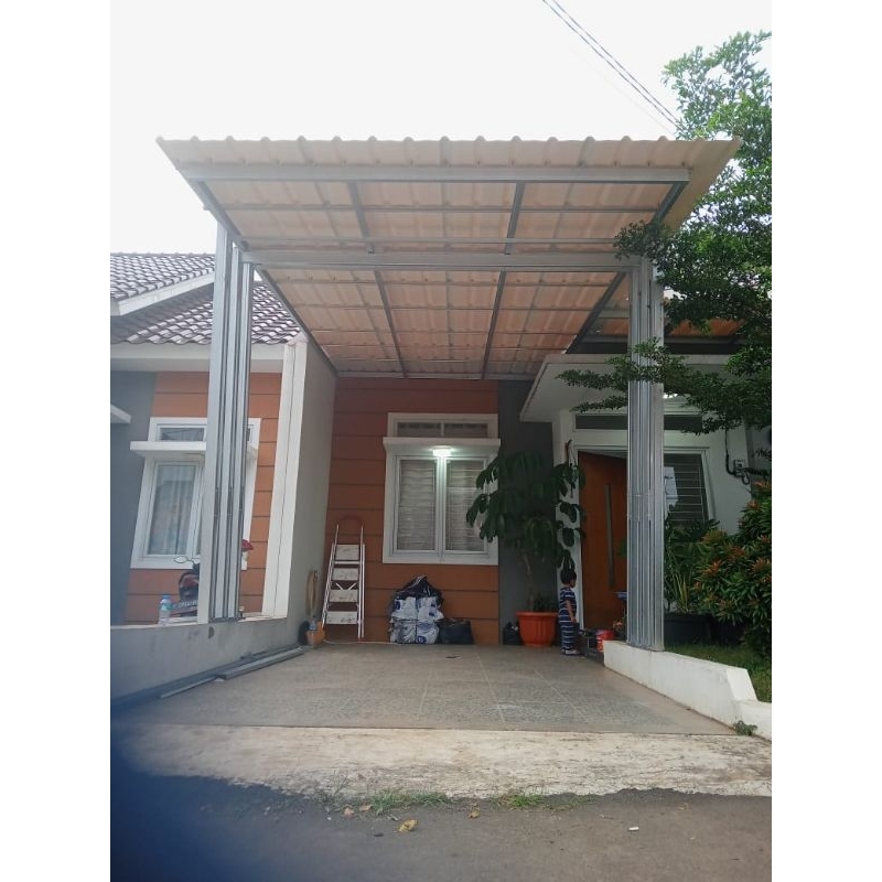 rangka bajaringan atap alderon single