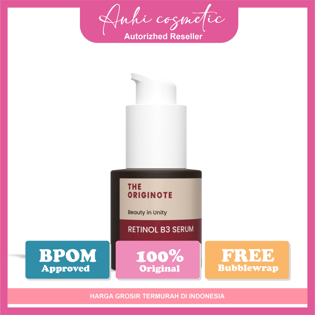 ANHI COSMETIC - The Originote Retinol B3 Serum - Serum Anti Aging Menyamarkan Garis Halus Meratakan 