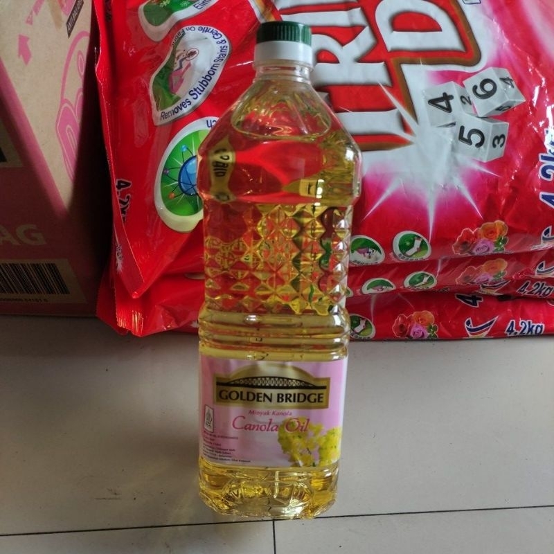 

MINYAK CANOLA GOLDEN BRIDGE CANOLA OIL 2 L