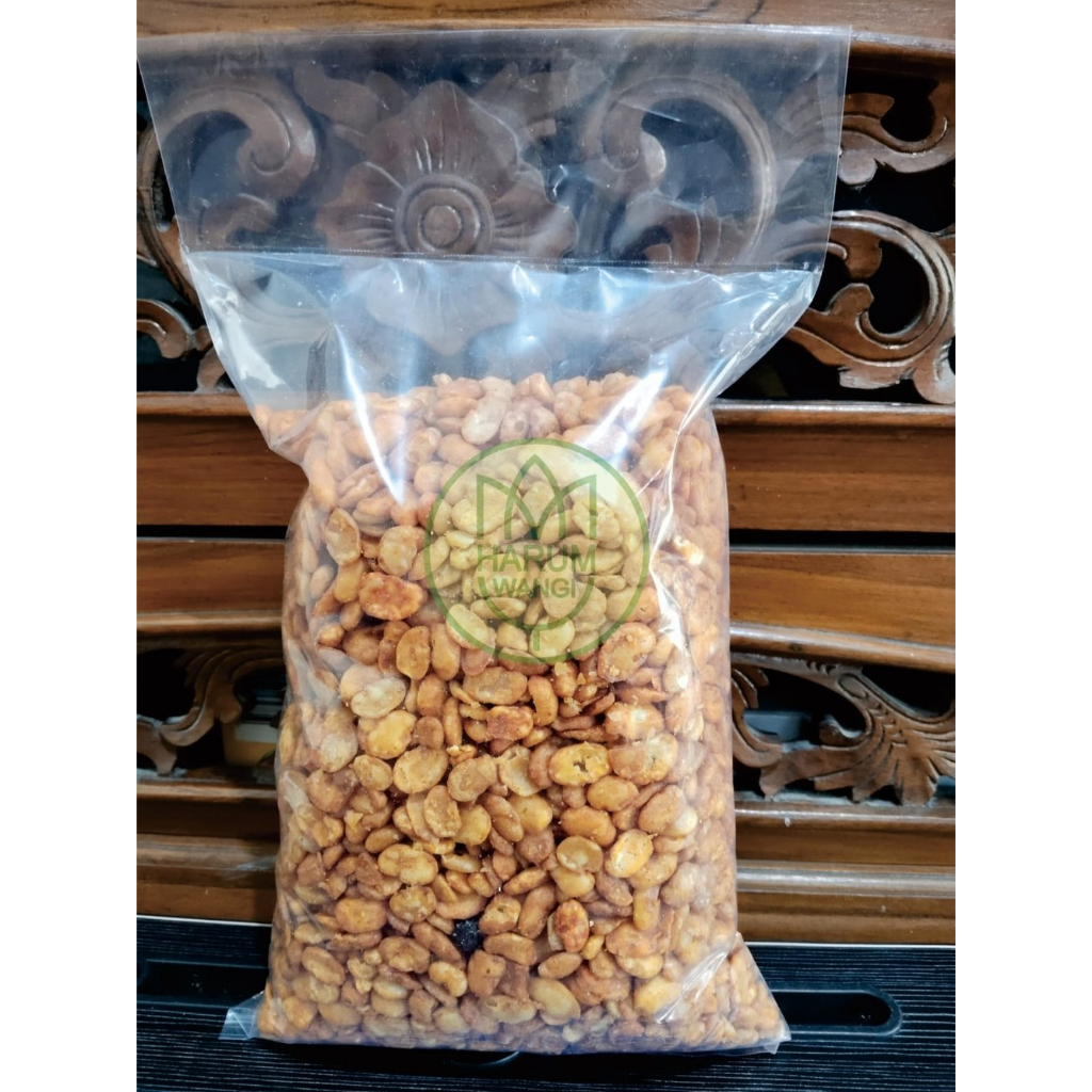 

JAIPONG KACANG KORO PEDAS MANIS KACANG KORO KUPAS BALADO PREMIUM 1 Kg