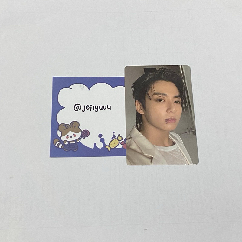 Photocard pc jeon jungkook album golden solo photobook ver rm jin suga jhope v taehyun jimin