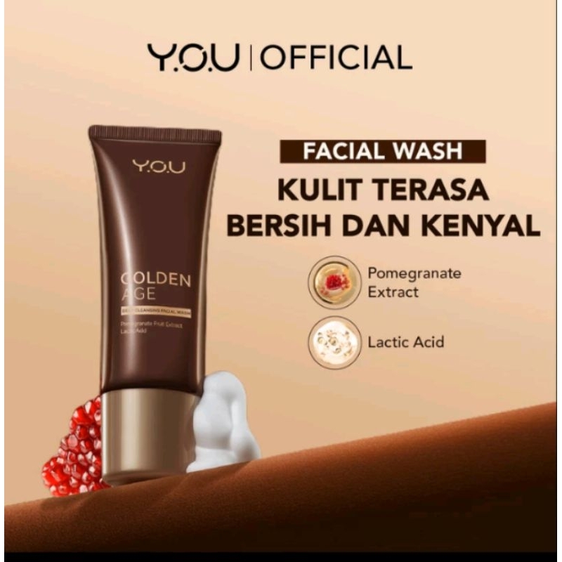 Y.O.U GOLDEN AGE DEEP CLEANSING FACIAL WASH