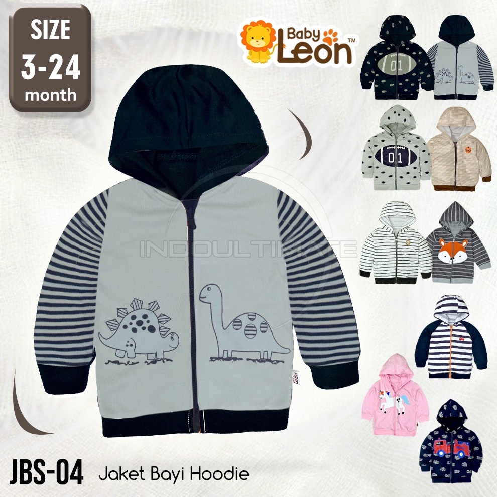 ART A44K 2 tahun SNI BABY LEON Jaket Anak Bayi Balita JBS4 Hoodie sweater Topi  Baju Kaos Jaket Anak