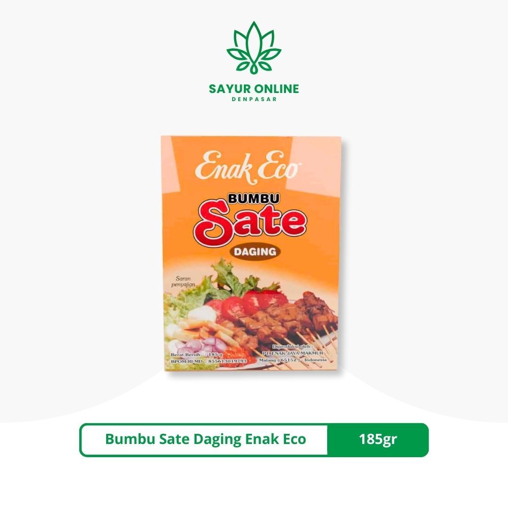 

Bumbu Sate Daging Enak Eco 185gr - Sayur Online Denpasar