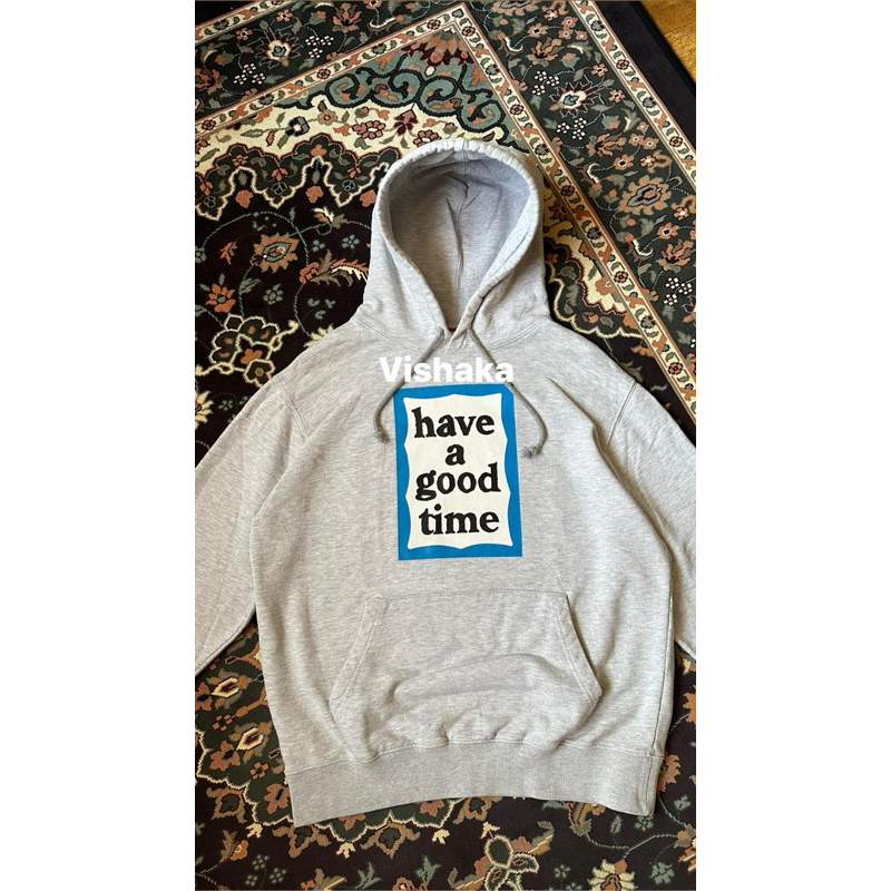 Have A Good time Hoodie Blue frame