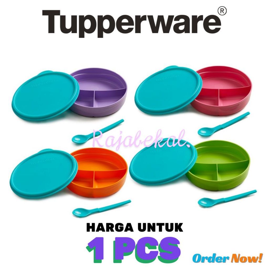 PROMO Tupperware  Kiddos Bowl tempat makan bulat bersekat