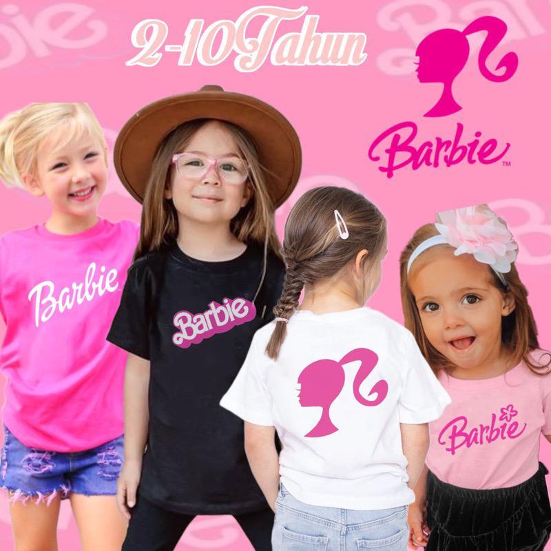 kaos anak barbie/kaos barbie terbaru 2024/kaos barbie anak oversize/kaos barbie kekinian