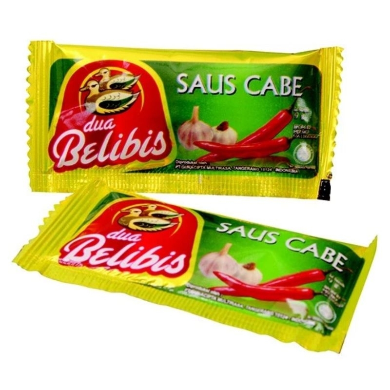 

Dua Belibis Saus Cabe Sachet 24pc (9gr) | Saos Cabe