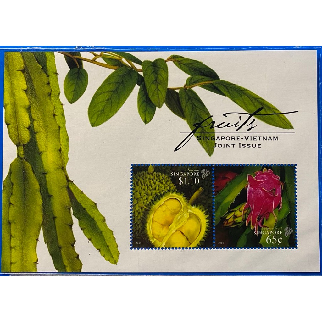 

PERANGKO SINGAPORE VIETNAM JOINT ISSUE FRUITS