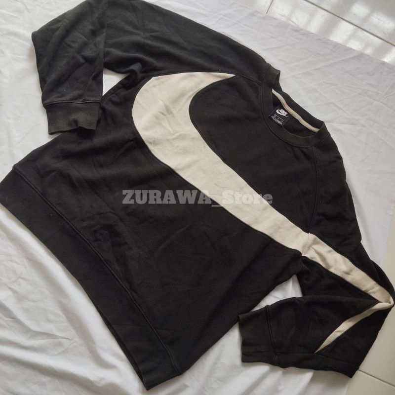 Sweater Crewneck NIKE Big Swos Big Size XL fit XXL Casual Vintage Sport Outdoor Winter Gunung Origin