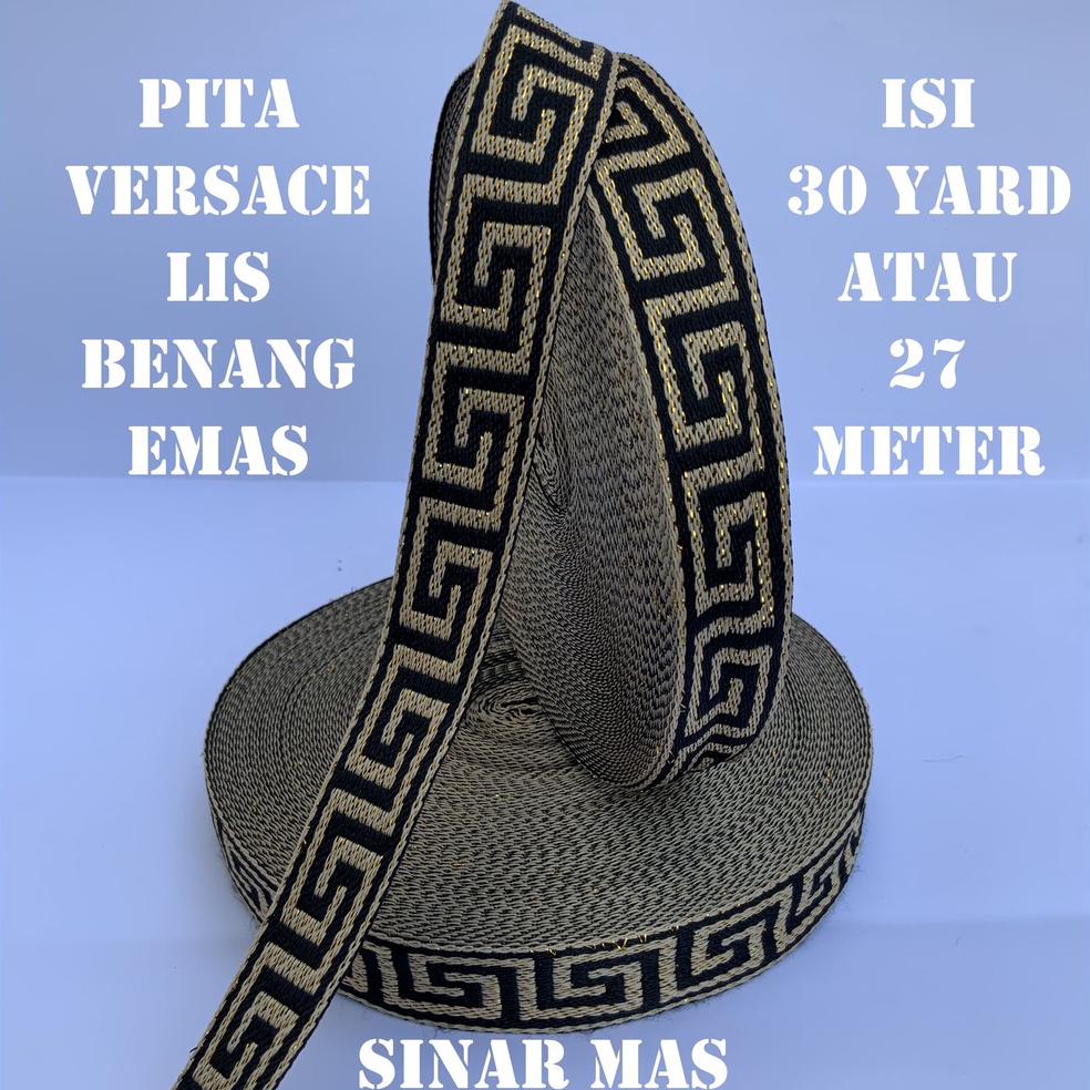 ART M42Y Pita VERSACE Lis Emas Isi 3 Yards