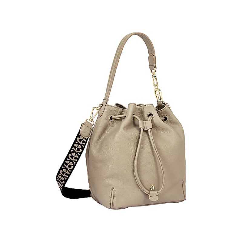 Aigner PALERMO BEUTEL M bucket bag reed green