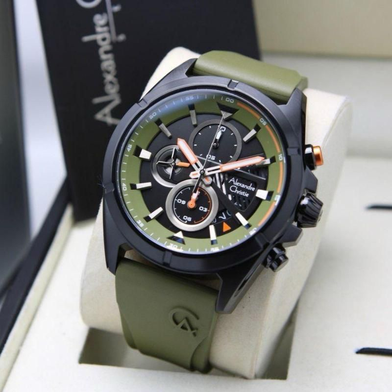ORIGINAL Jam Tangan Pria Alexandre Christie AC 6656