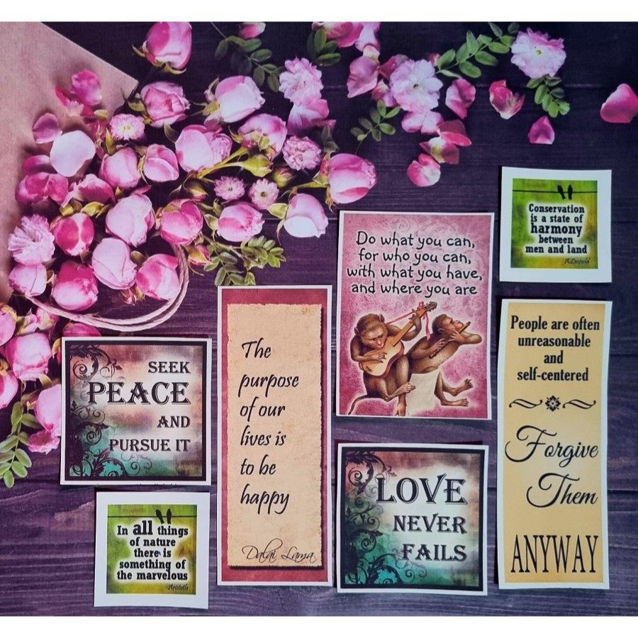 

Journaling Deco - Quotes Sticker - Stiker Quotes Seri Maxi (1 set)
