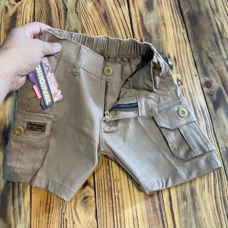 R-two celana pendek cargo anak pendek  usia 1-8thn