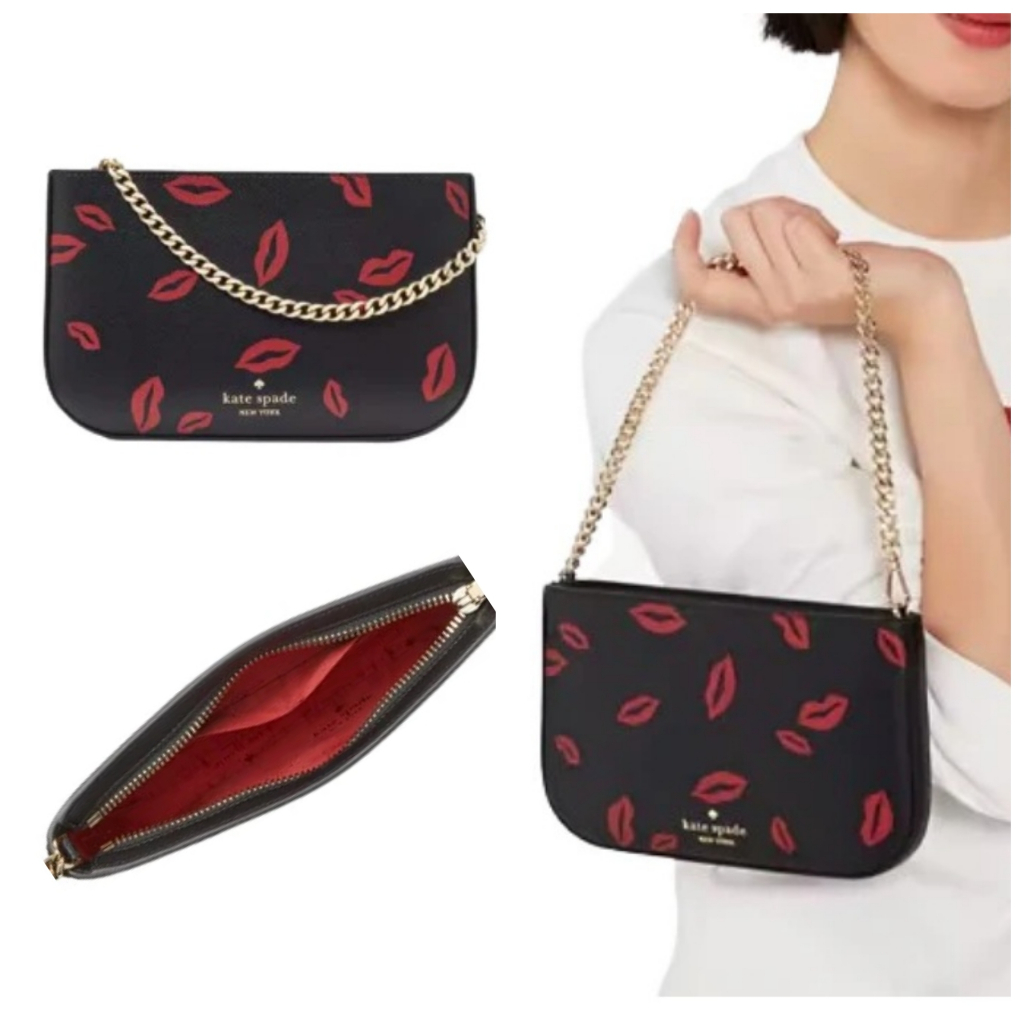 Tas KS Madison Pochette lip toss black multi sz 22x14x2cm