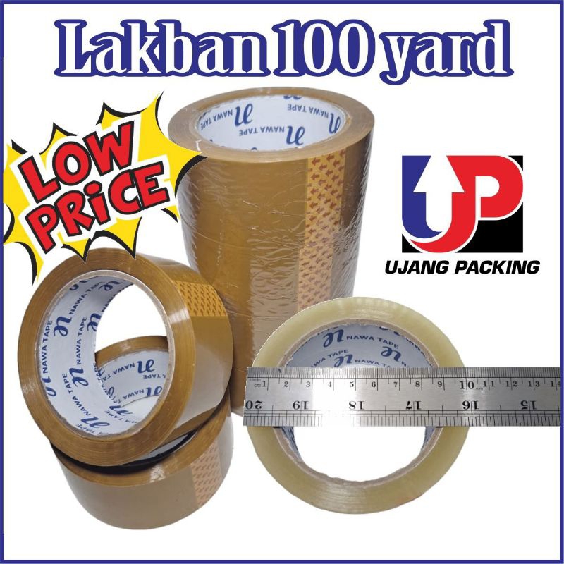 

LAKBAN BENING/ LAKBAN COKLAT 48X100 YARD (6PCS)