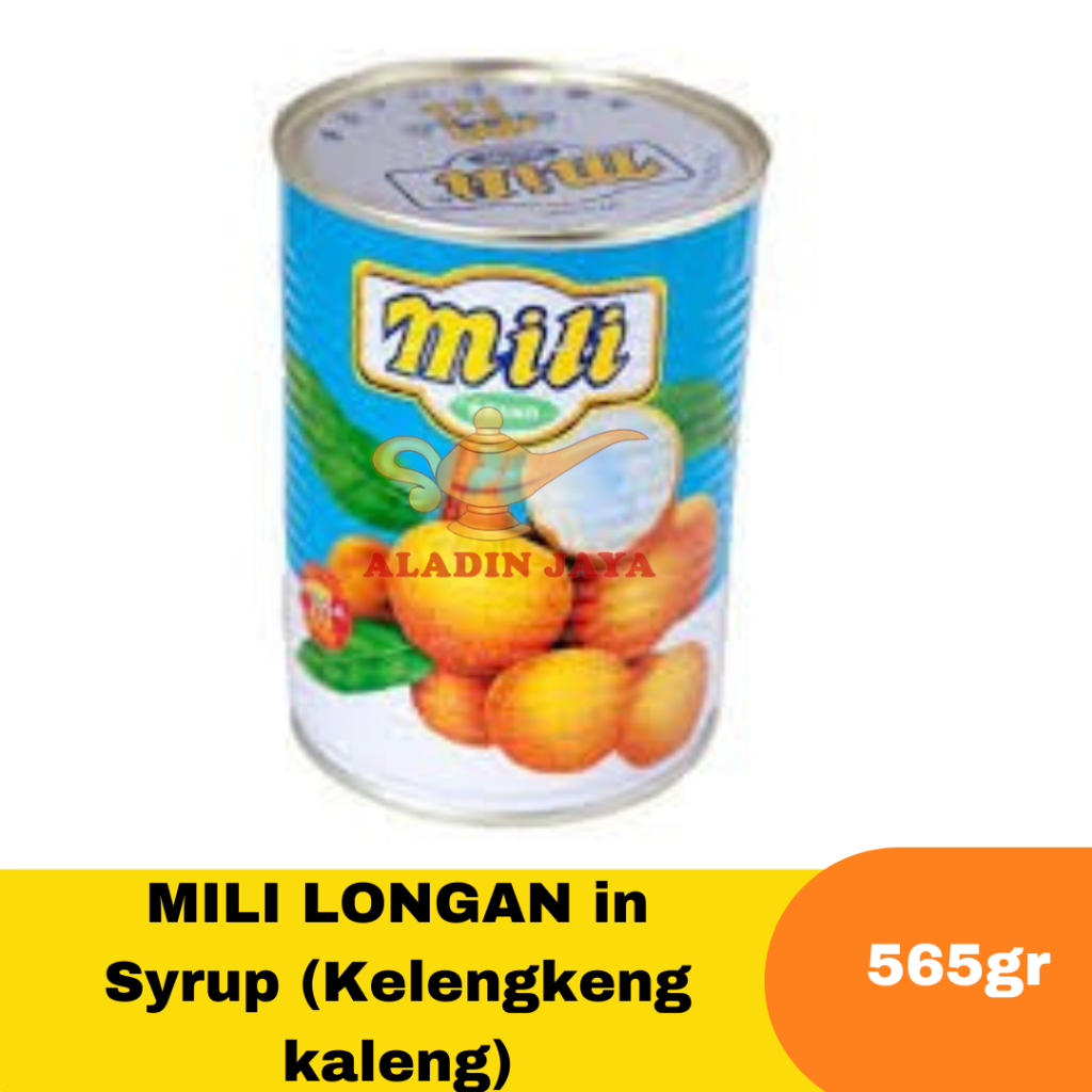 

MILI LONGAN in Syrup (Kelengkeng kaleng) 565gr