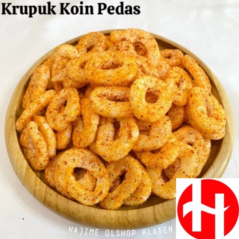 

kerupuk ring koin pedas gurih