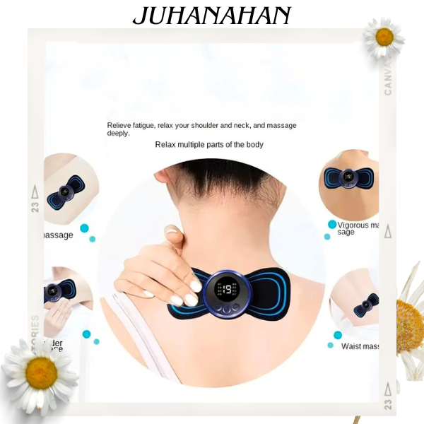 ❤[PROMO MURAH!!!]❤ Terapi Leher Punggung Pinggang Lutut Lengan | Bentuk Kupu Terapi Mini Electric Ma