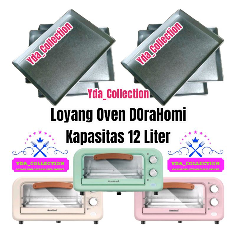 Loyang oven DOraHomi kapasitas 12 liter / Loyang oven listrik / Loyang oven listrik low watt electri
