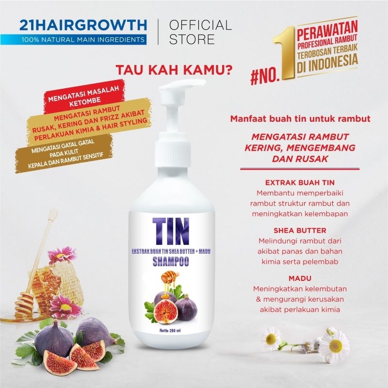 21 Hair Growth - Shampo TIN - 250ml
